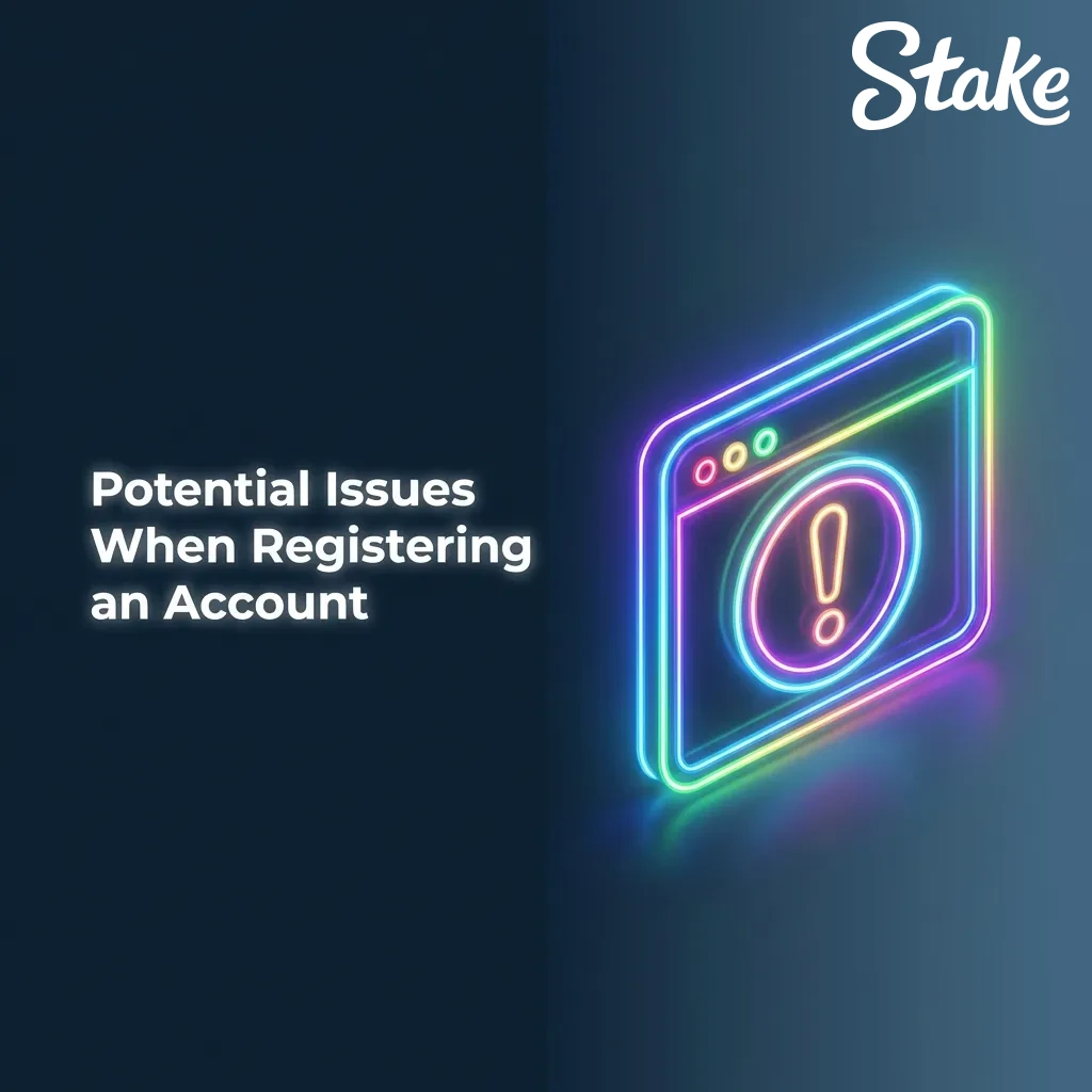 Troubleshooting guide showing common account registration problems like email errors, verification issues, and login failures.