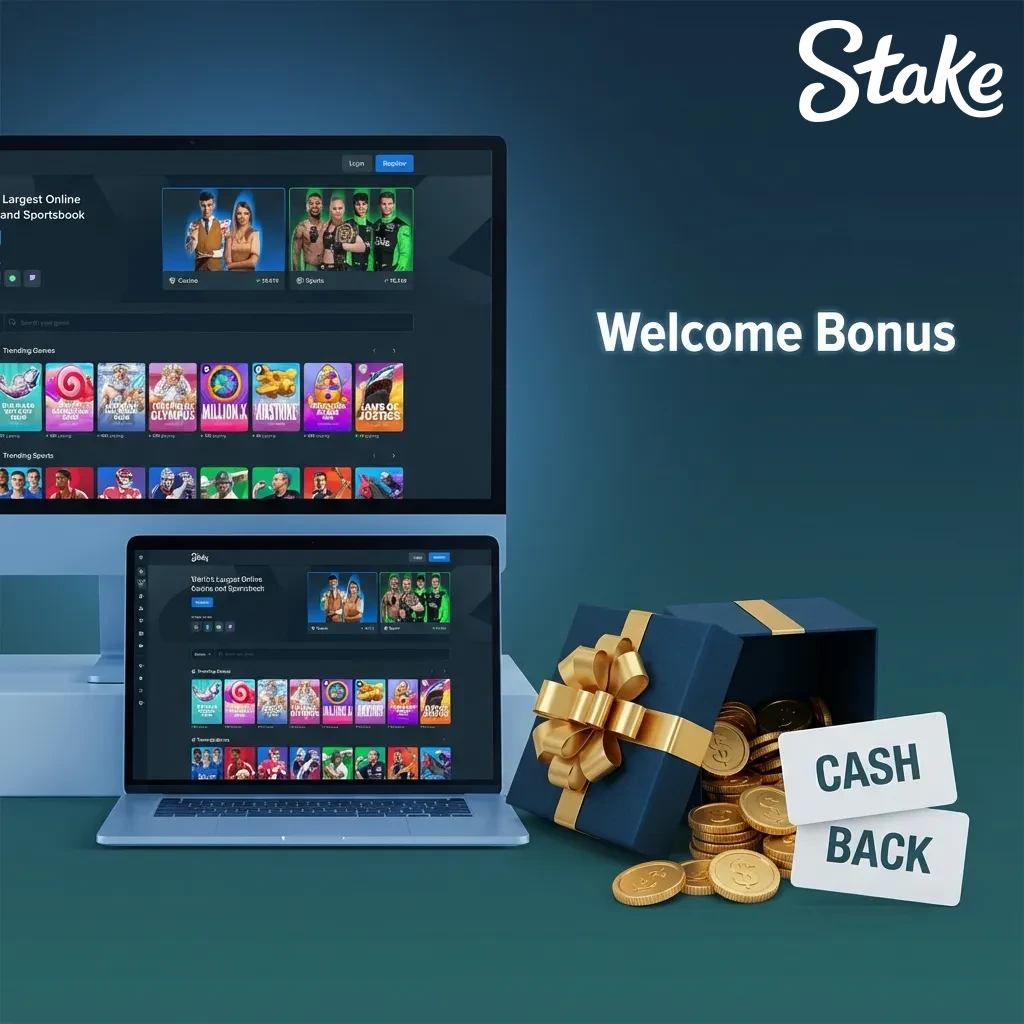 New players in India receive 3.5% welcome rakeback on Stake after first deposit and wagering on casino or sports games.